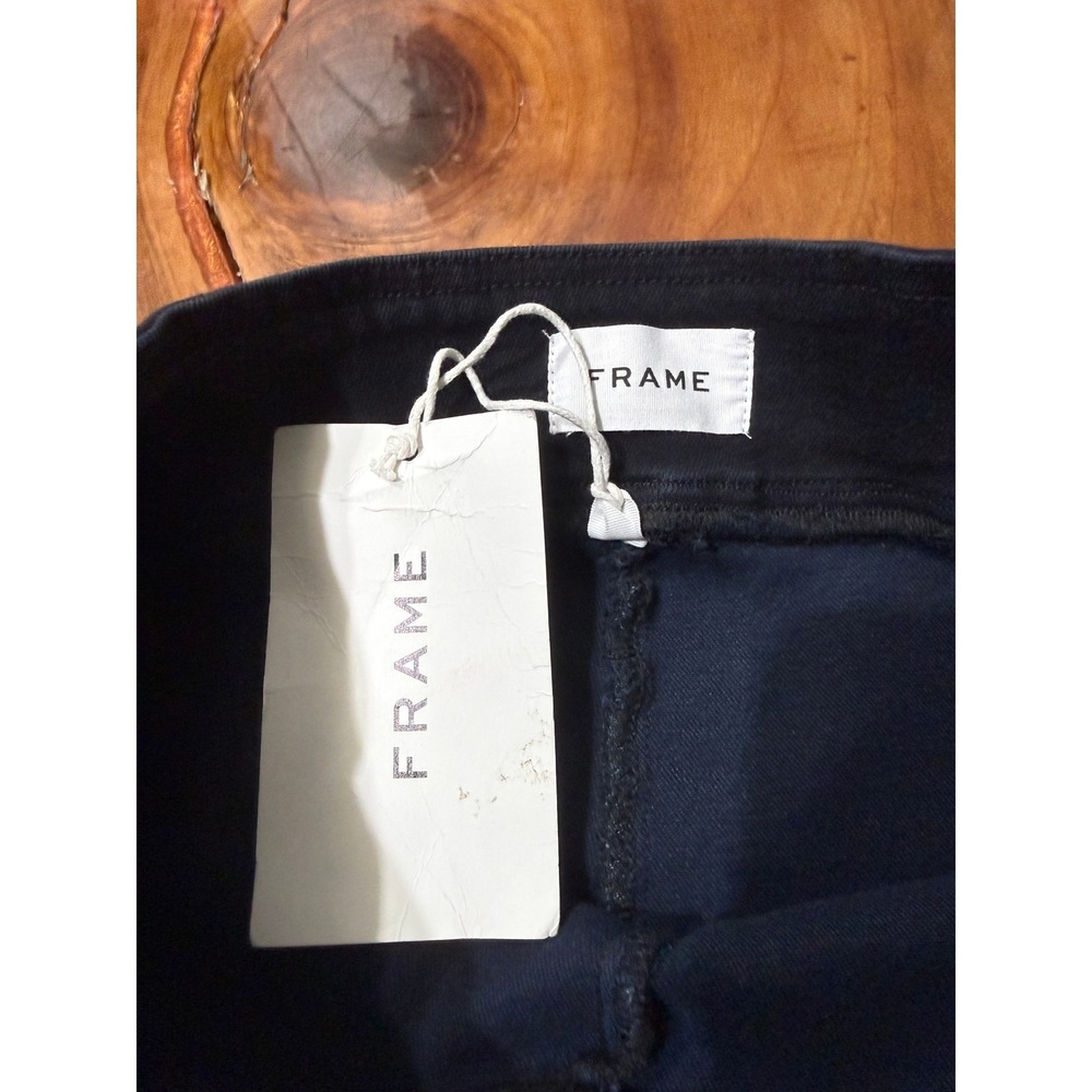 NEW Frame Denim Jeans 1 Small Jetset Crop High Rise Mini boot Stretch Pull on P8 - Picture 3 of 7